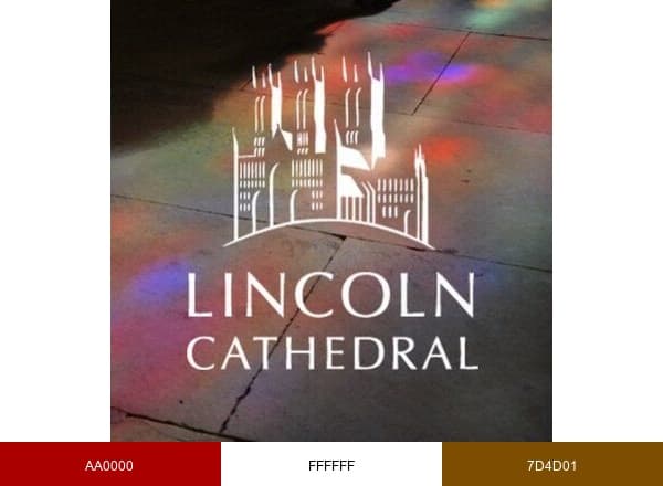Lincoln Cathedral brand color palette