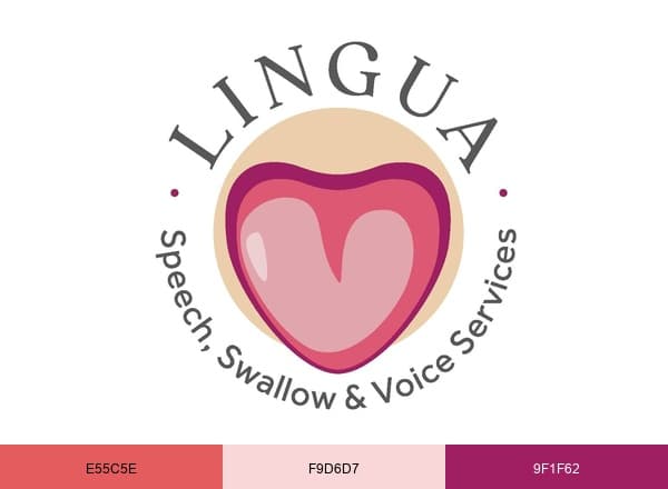 Lingua Speech brand color palette