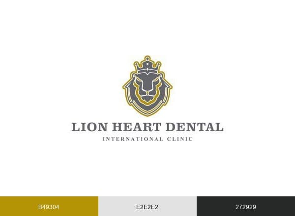 Lion Heart Dental International Clinic brand color palette