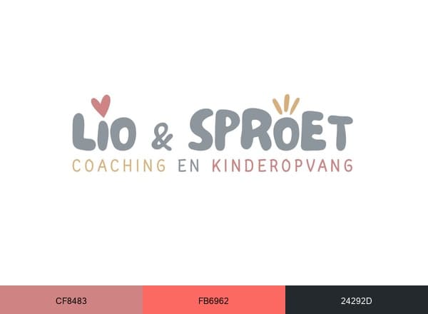 Lio & Sproet coaching en kinderopvang brand color palette