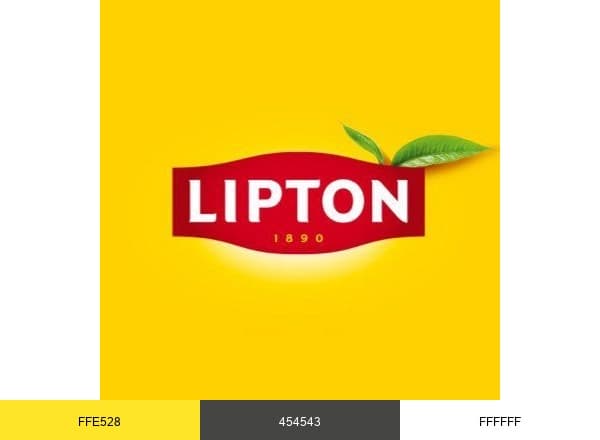 Lipton Tea brand color palette
