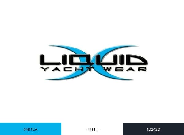 Liquid Yacht Wear brand color palette