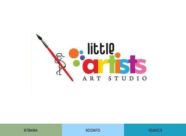 Little Artists brand color palette
