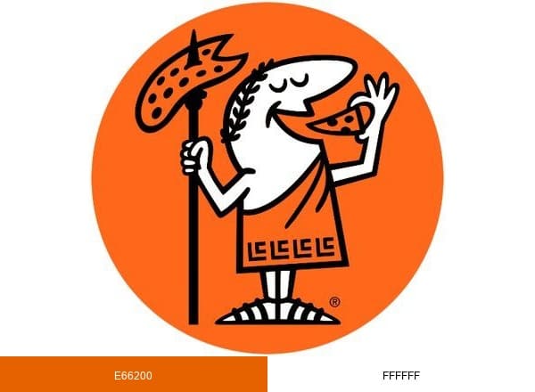 Little Caesars Pizza brand color palette