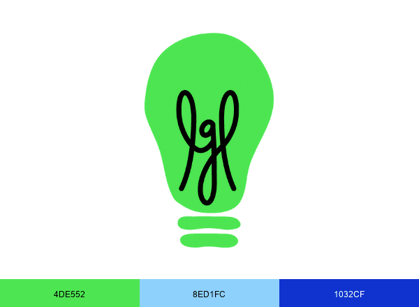 Little Green Light brand color palette