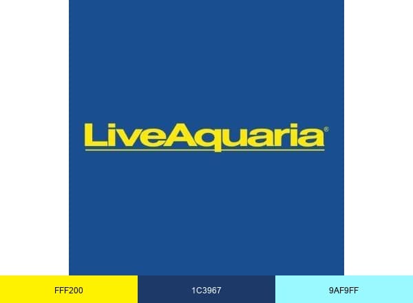 LiveAquaria brand color palette