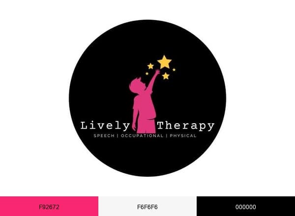Lively Therapy ST & OT brand color palette