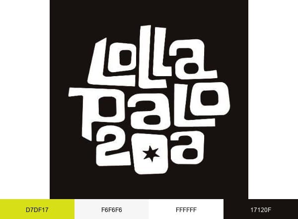 Lollapalooza brand color palette