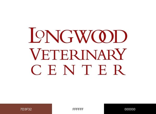 Longwood Veterinary Center brand color palette