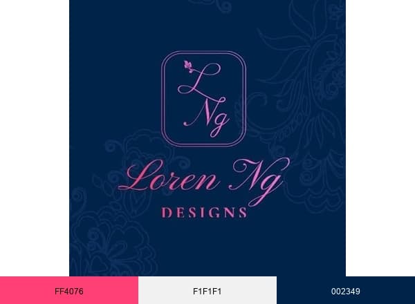 Loren Ng Designs Pte Ltd brand color palette