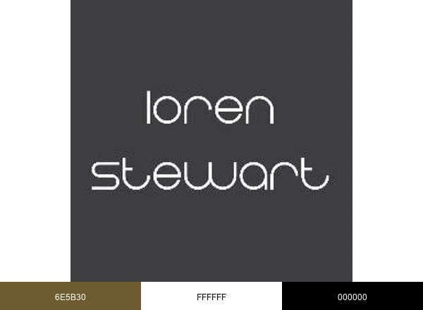 Loren Stewart brand color palette