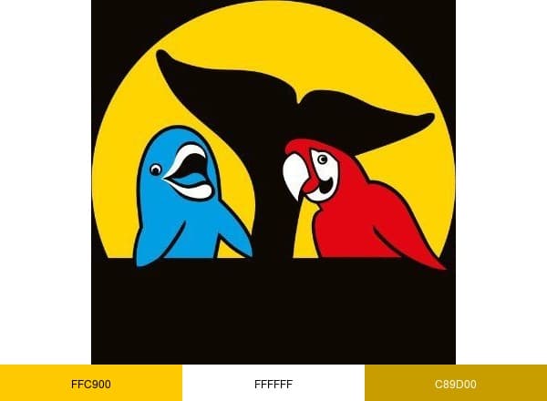 Loro Parque brand color palette