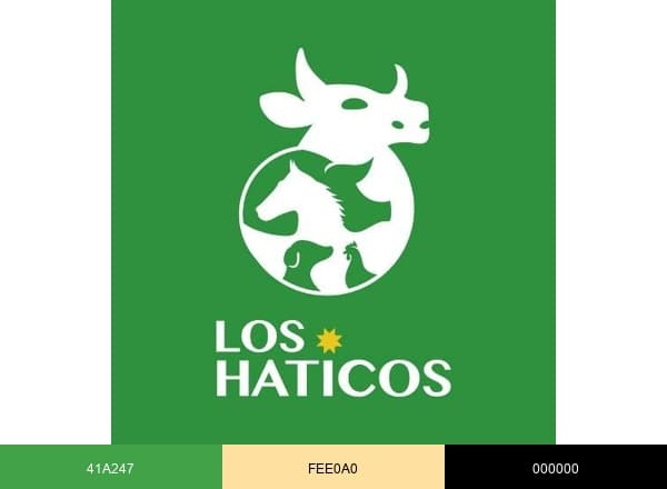 Los Haticos brand color palette
