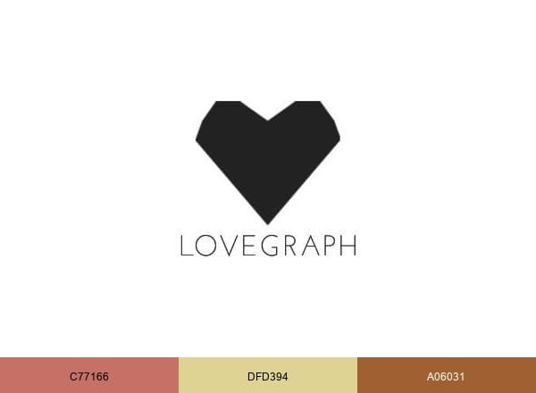 ラブグラフ brand color palette
