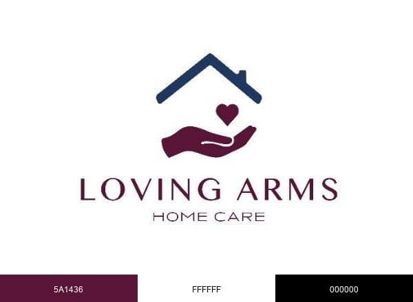 Loving Arms Care INC brand color palette