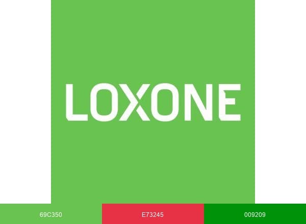 Loxone US brand color palette