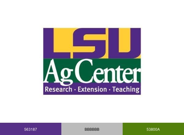 LSU AgCenter brand color palette