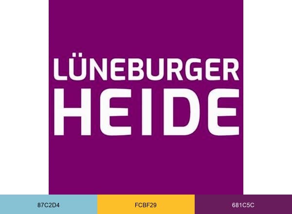 Lüneburger Heide brand color palette