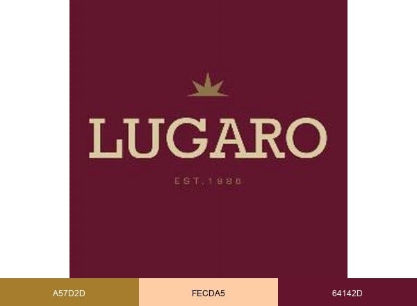 Lugaro Jewellers brand color palette