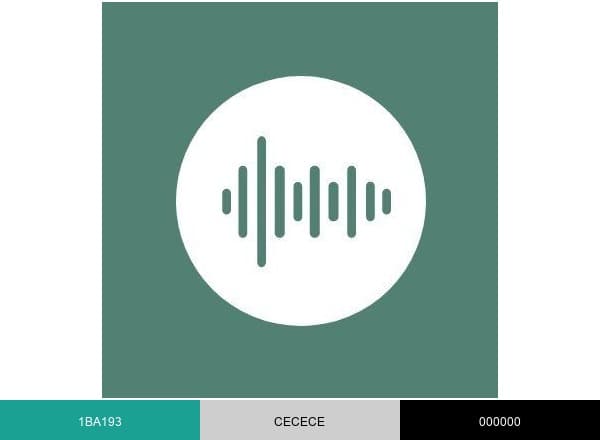 Luisteren.nl brand color palette