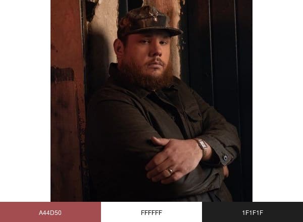 Luke Combs brand color palette