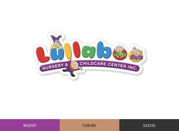 Lullaboo Nursery & Childcare Center brand color palette