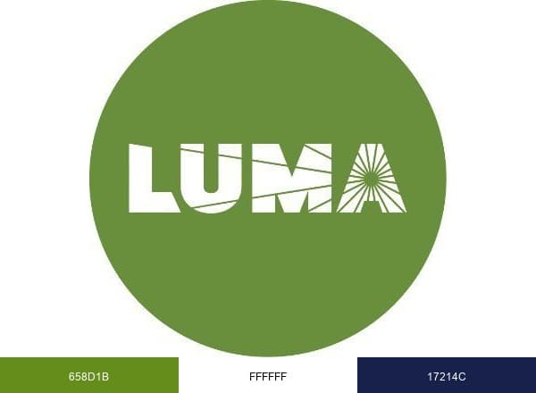 LUMA Puerto Rico brand color palette