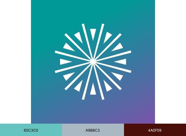 Luminary Hospice brand color palette