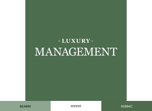 Luxury Management brand color palette