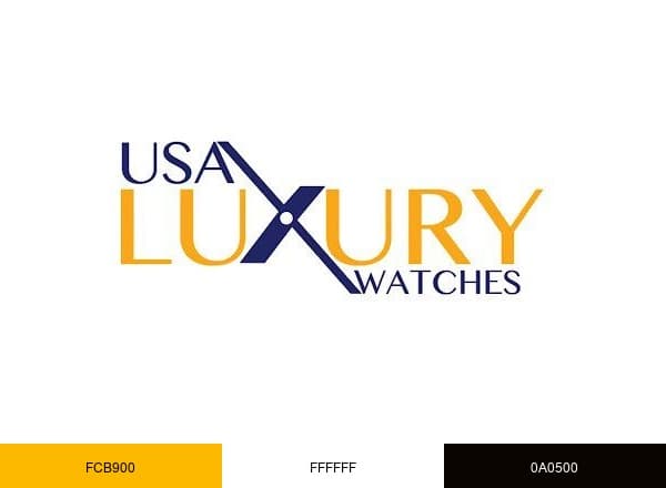 Luxury Watches USA brand color palette