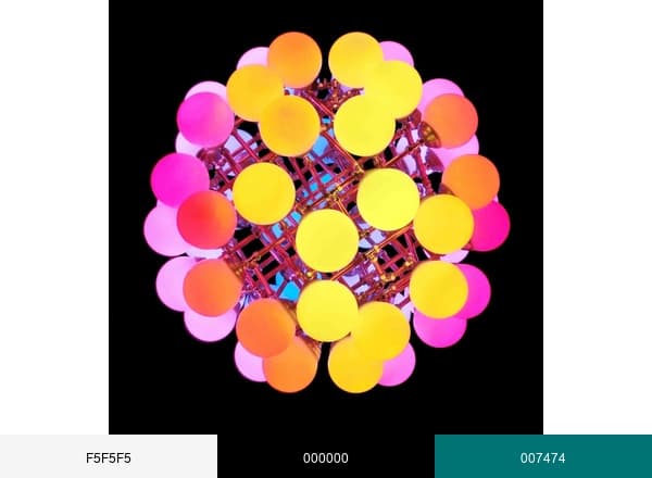Lux Vortex brand color palette
