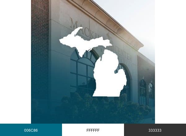 Mackinac Center brand color palette
