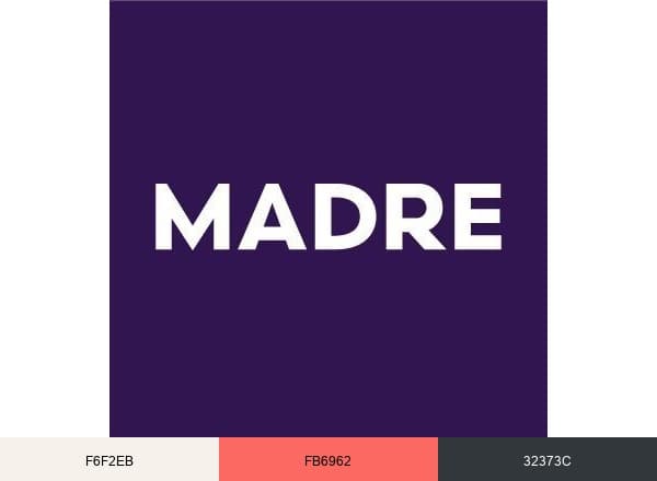 MADRE brand color palette