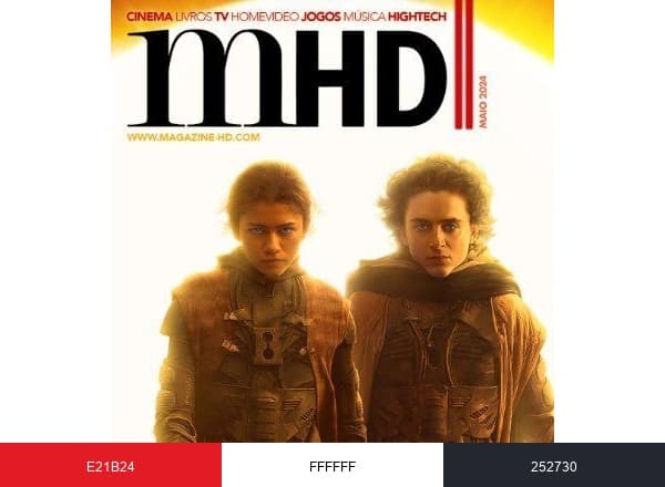 Magazine.HD brand color palette
