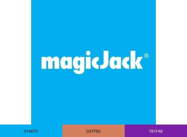 magicJack brand color palette