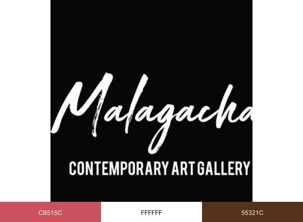 Malagacha Gallery brand color palette