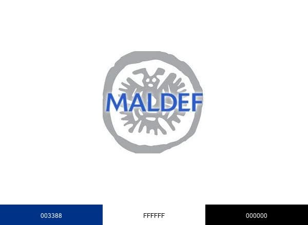 MALDEF brand color palette