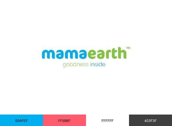 Mamaearth brand color palette