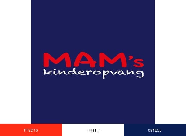 MAM's Kinderopvang brand color palette