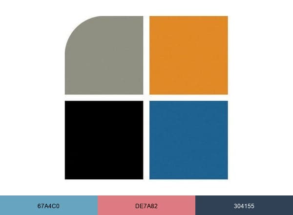 Managed Artwork brand color palette