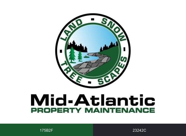 Mid-Atlantic Property Maintenance brand color palette