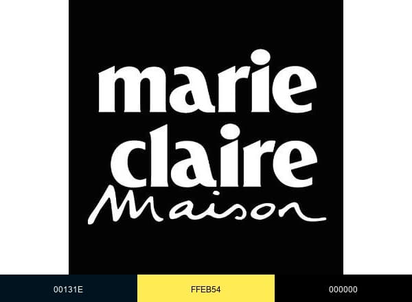 Marie Claire Maison brand color palette