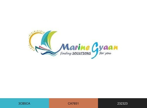 Marine Gyaan brand color palette