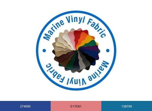 Marine Vinyl Fabric brand color palette
