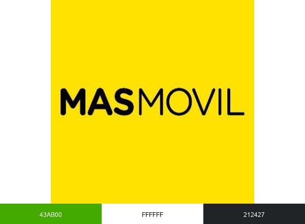 MASMOVIL brand color palette