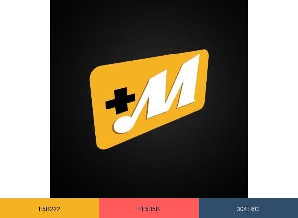 MAS MUSIKA brand color palette