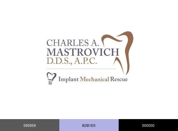 Mastrovich Implant Mechanical Rescue Dentistry brand color palette