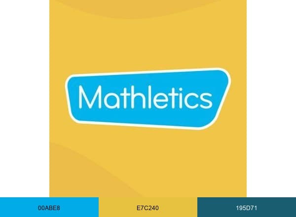 Mathletics brand color palette