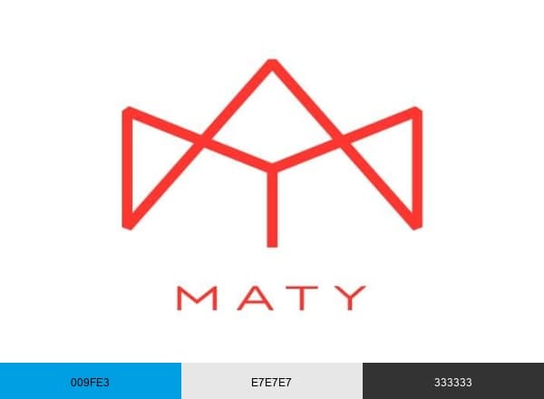 MATY brand color palette