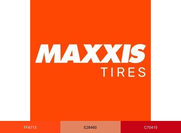 Maxxis Tires brand color palette